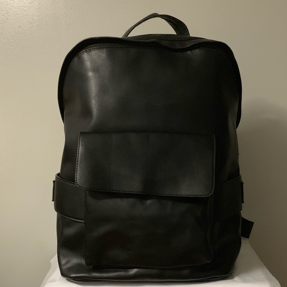 aldo leather backpack mens